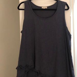 Ruffle-Hem Tank